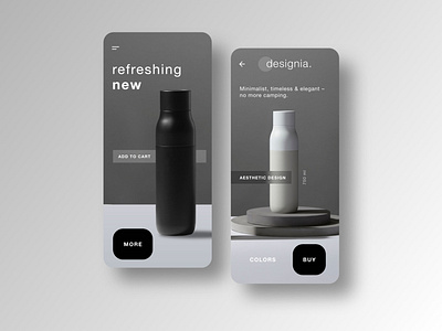 designia. | Minimal Product Mobile Design