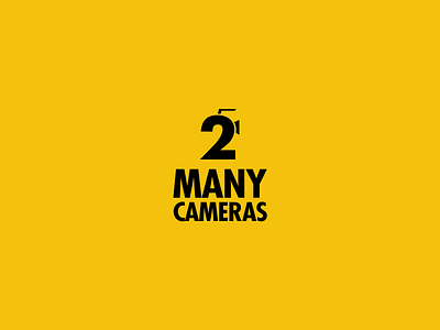 2 Many Cameras branding identity logo