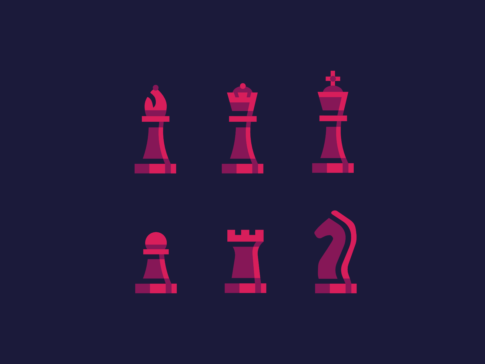 Шахматная фигура пиксельная
