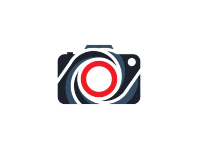letter O photograph logo branding camera design filmmaker illustration logo logodesign logotype photography vector