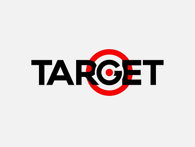 target logo concept branding dart design illustration logo logodesign logotype red target vector