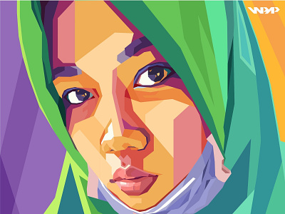 WPAP #1 design flat illustration vector wpap