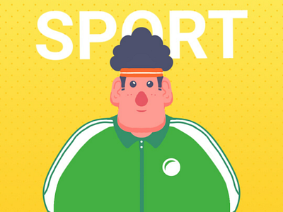 Big size its okay flat illustration sport