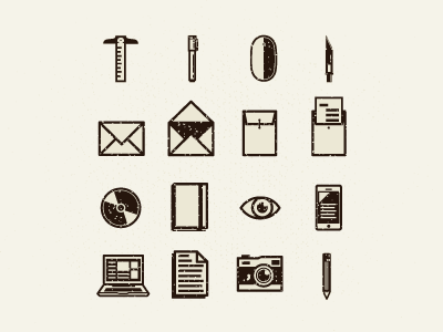 Icons branding essentials graphics iconography icons personal branding vector
