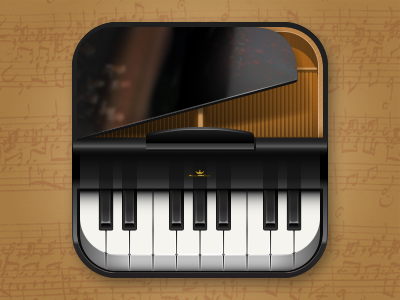Piano iOS icon concert hall grand icon instrument ios ios icon keyboard music orchestra piano play symphony