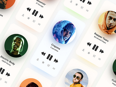 Music Streaming App app concept free freebie interface ios minimalism music player sketch ui ux