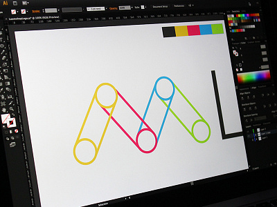 Work in progress... ai colors illustrator logo loom loomshop styles swatches
