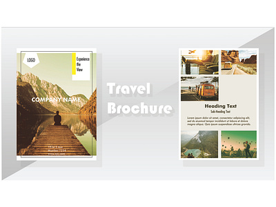 Travel Brochure brochure design graphics indesign photoshop travel