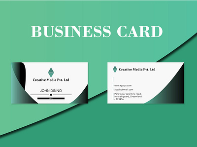 creativemedia business card adobe business card design graphic graphics indesign visiting