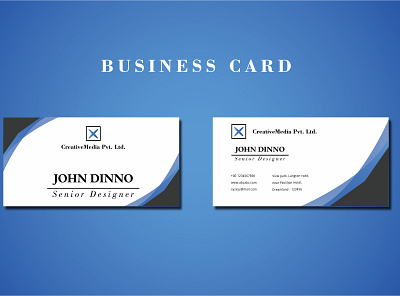 Official Business Card adobe business card design graphic graphics visiting