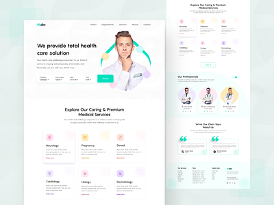 Medico Medical Landing Page Design