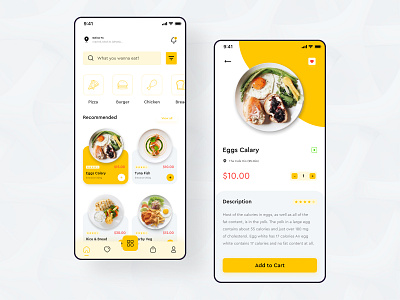 Food Delivery App app design ios design ui design uiux ux design