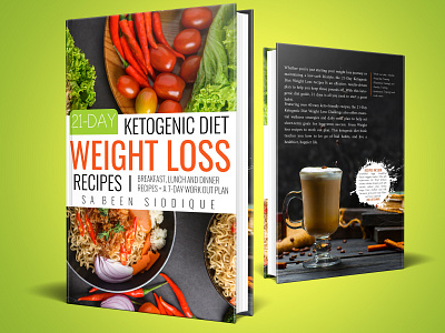 21-day Ketogenic diet weight loss recipes Book cover cover book cover design depression design diet flat illustration kill killer vector war