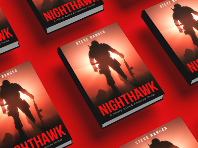 Nighthawk Book cover cover book cover design depression design diet flat illustration kill killer vector war