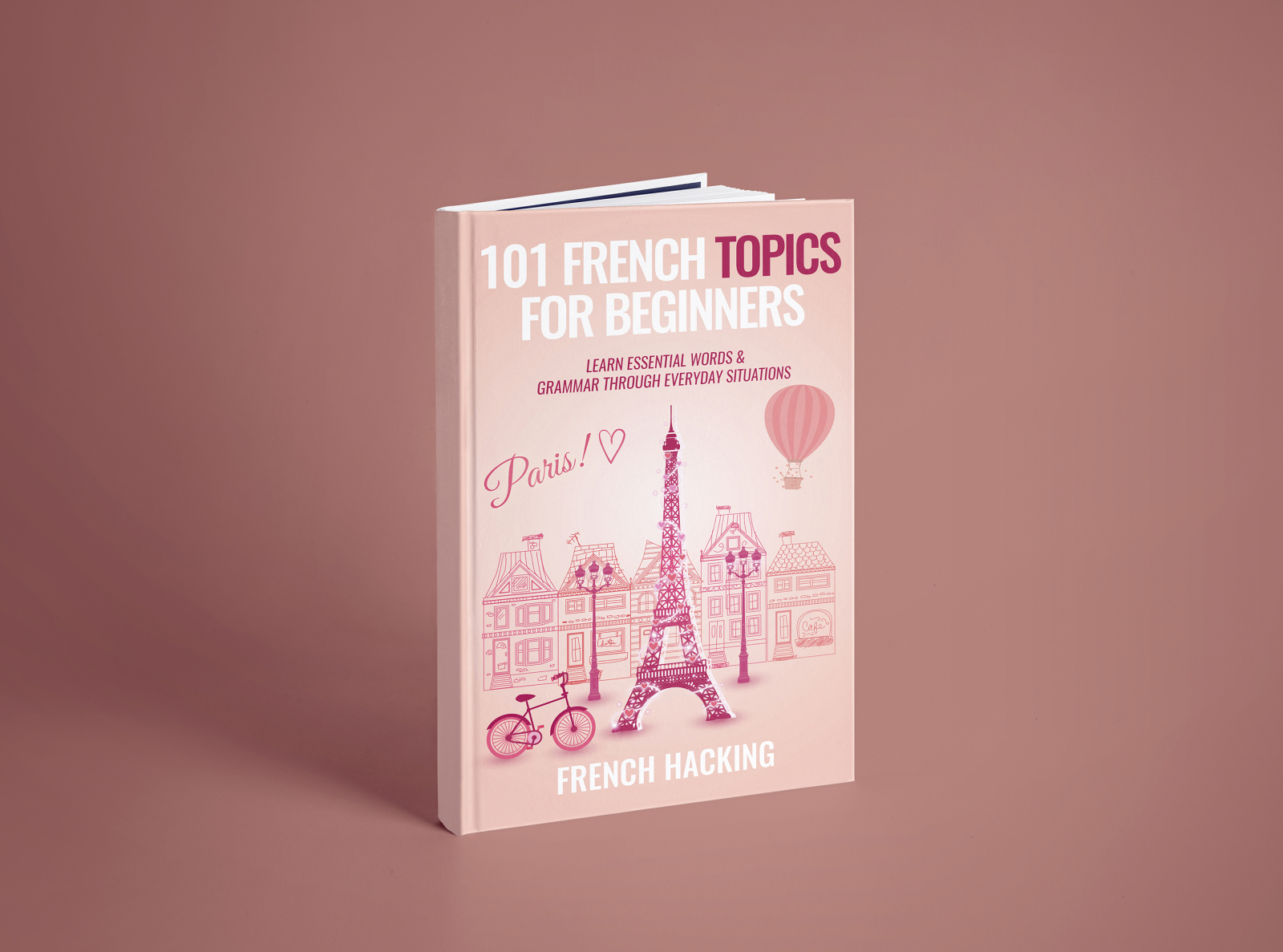 101 French Topics For Beginners Book Cover By Ahmed Moghazy On Dribbble 