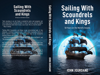 Sailing With Scoundrels and Kings Book Cover branding cover book cover design depression design flat illustration logo ui vector