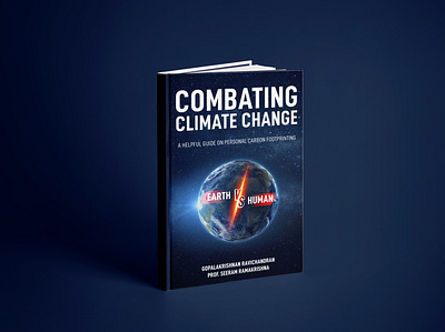 Combating Climate Change Book Cover 3d animation branding cover book cover design depression design flat graphic design illustration logo motion graphics ui vector