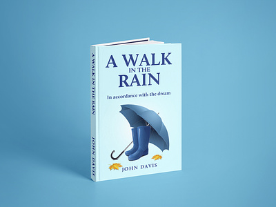A Walk in the Rain Book Cover 3d animation branding cover book cover design depression design flat graphic design illustration logo ui vector