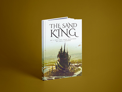 The Sand King Book Cover 3d animation branding cover book cover design depression design flat graphic design illustration logo motion graphics ui vector