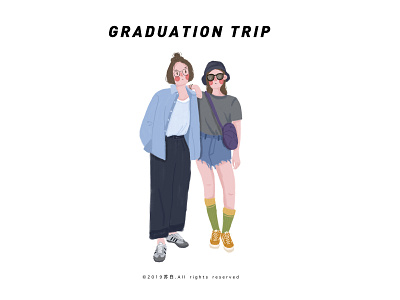 graduation trip1 design design draw illustration typography