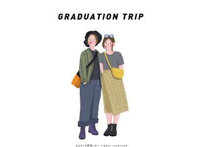 graduation trip4 design icons illustration illustration art banner design illustration design typography ui