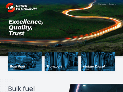 Ultra Petroleum website (Prototype)