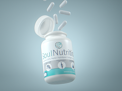 Product 3D Render 3d 3d rendering branding design health product design rendering