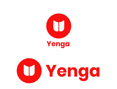 Yenga logos edtech language learning logo speaking tongue