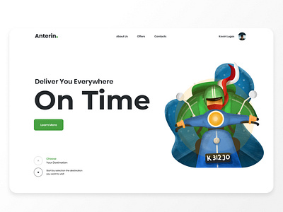 Delivery Service Landing Page