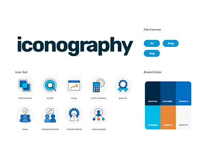 Iconography Set #3 branding design icon icon design icon designer icon set iconography illustration vector