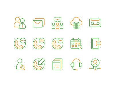 Communication & Telephony Icon background business call chat communication connect connection discussion icon icon set illustration information internet message network people person social technology web