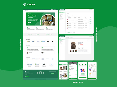 Ecodoe E-Commerce Screen Mockup app ecommerce illustration mobile app design ui uidesign uiux ux web design