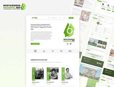 Munas IKATA Web Design clean design dashboard landing page ui ui design uiux designer web design