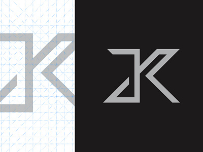 JK identity logo logomark monogram