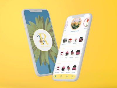 flower shopping mob app design flowers logo mobile app mobile ui ui ui ux uidesign ux ux design