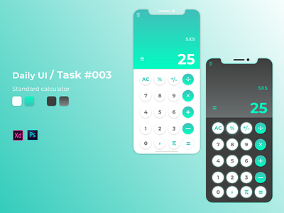 Daily UI Challenge Task 004 adobe calculator design mobile app mobile ui ui ui ux uidesign ux ux design