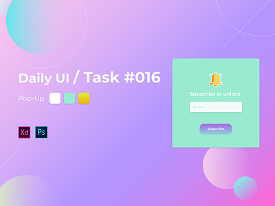 Daily UI Challenge Task 016