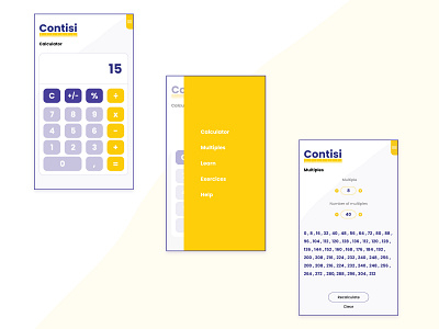 Calculator - Daily UI #004 app calculator dailyui dailyuichallenge design mobile ui uiux ux