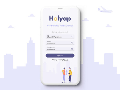 "Holyap" - Daily UI #001