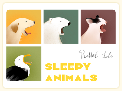 Sleepy animals