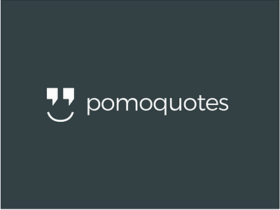 Pomoquotes logo design