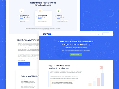 How It Works Design for Borza design ui ux