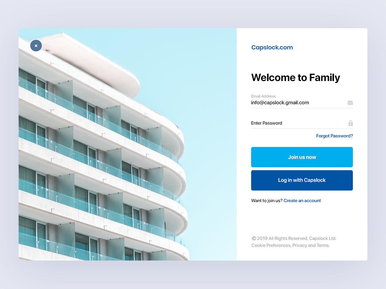 Login Page by Atikul Alam on Dribbble