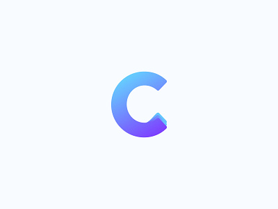 C Mark - Layered letter