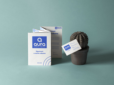 Aura Brosura branding design logo