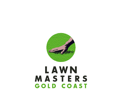 Lawn Masters Logo 3 design flat logo vector