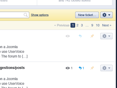 List view icons uservoice webapp yellow