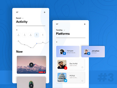 Clean Ui for Activity Log and Tracker daily 100 challenge dailyuichallenge design flat illustration ui