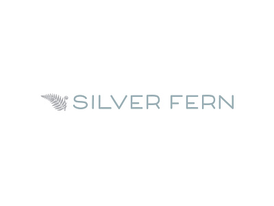 Silver Fern Logo accounting clean design logo logo design