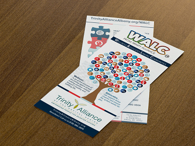 WALC Rack Card crgraphix.com design flat icon typography vector